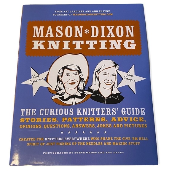 Mason Dixon Knitting Knit Patterns Craft Hardcover Book - Picture 1 of 10